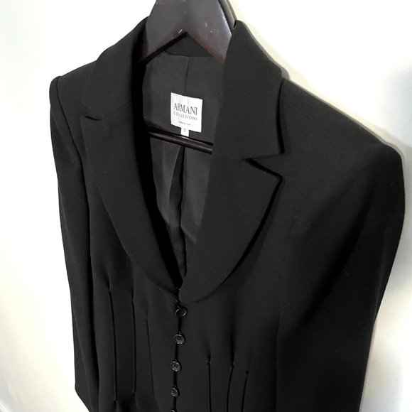 Armani Collezioni Virgin Wool Blazer Jacket - Picture 7 of 16